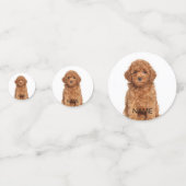 写真パーソナライズされたカスタム画像名文字 コンフェッティ (正面)