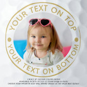 写真パーソナライズされたカスタム色文字 ゴルフボール