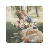 写真パーソナライズされたカスタム カーエアーフレッシュナー (正面)