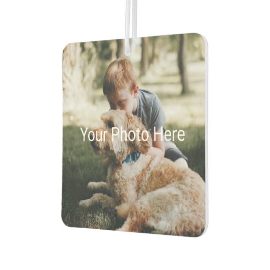 写真パーソナライズされたカスタム カーエアーフレッシュナー (左)