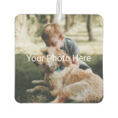 写真パーソナライズされたカスタム カーエアーフレッシュナー (裏面)