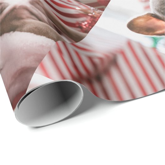 写真パーソナライズされたカスタム ラッピングペーパー (ロールコーナー)