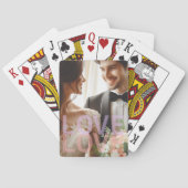 写真パーソナライズされたカップルと家族のためのLOVE トランプ (裏面)