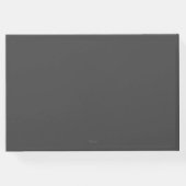 写真パーソナライズされたカップル結婚ズ ゲストブック (裏面)