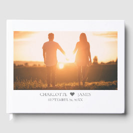 写真パーソナライズされたカップル結婚ズ ゲストブック