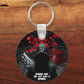 写真パーソナライズされたキーチェーンHaaring Adeline Zade キーホルダー (裏面)