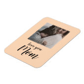 写真パーソナライズされたギフトマグネット愛あなたママ マグネット (左側)