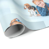 写真パーソナライズされたギフトラップ ラッピングペーパー (ロールコーナー)