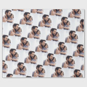 写真パーソナライズされたギフトラップ ラッピングペーパー (フラット)