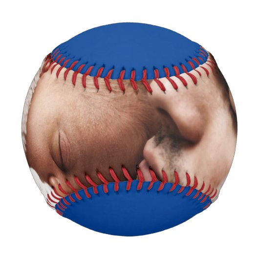 写真パーソナライズされたギフト父の日のすごいパパ 野球ボール (裏面)