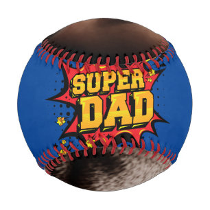 写真パーソナライズされたギフト父の日のすごいパパ 野球ボール