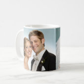 写真パーソナライズされたギフト コーヒーマグカップ (正面左)