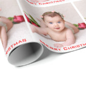 写真パーソナライズされたギフト ラッピングペーパー (ロールコーナー)