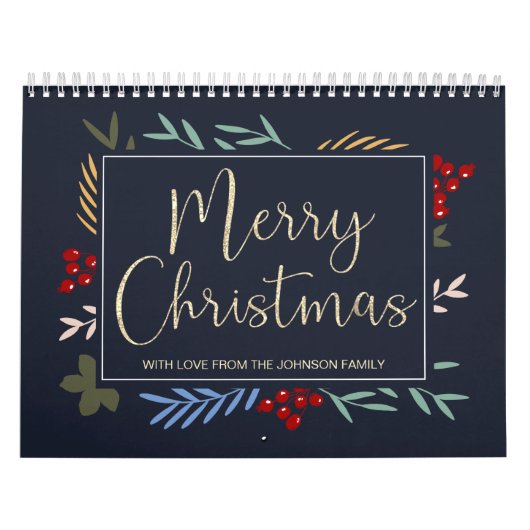 写真パーソナライズされたクリスマスカレンダー カレンダー (カバー)