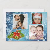 写真パーソナライズされたクリスマスカード シーズンカード (裏面)