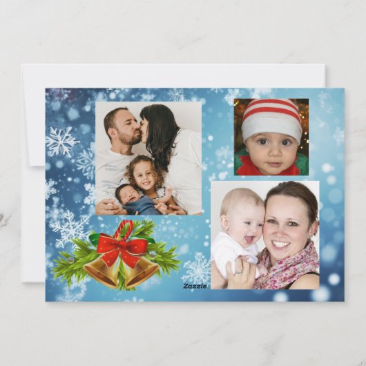 写真パーソナライズされたクリスマスカード シーズンカード (裏面)