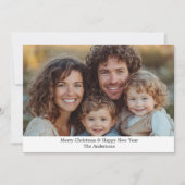 写真パーソナライズされたクリスマスカード シーズンカード (正面)