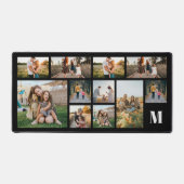 写真パーソナライズされたコラージモノグラム デスクマット (正面)