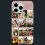 写真パーソナライズされたコラージモノグラム iPhone 15 PRO MAXケース<br><div class="desc">写真パーソナライズされたコラージモノグラムiPhoneケース</div>