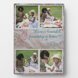 写真パーソナライズされたコラージュのプラーク – カスタム写真 フォトプラーク