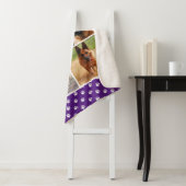 写真パーソナライズされたコラージュのペット犬の名前 シェルパブランケット (インサイチュ)