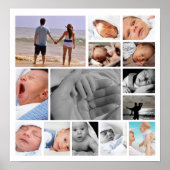 写真パーソナライズされたコラージュの一種 ポスター (正面)