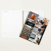 写真パーソナライズされたコラージュカスタム月次プランナー プランナー手帳 (ディスプレー)