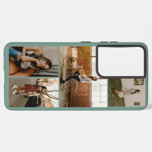 写真パーソナライズされたコラージュカスタム SAMSUNG GALAXYケース (裏面横)