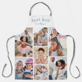 写真パーソナライズされたコラージュパパエプロン エプロン (正面)