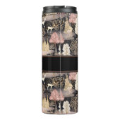 写真パーソナライズされたコラージュモダンクリスマス タンブラー (裏面)