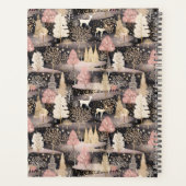 写真パーソナライズされたコラージュモダンクリスマス プランナー手帳 (裏面)