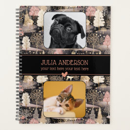 写真パーソナライズされたコラージュモダンクリスマス プランナー手帳