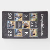 写真パーソナライズされたコラージュ卒業生 横断幕 (横)