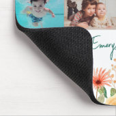 写真パーソナライズされたコラージュ奈々おばあちゃんの庭 マウスパッド (コーナー)