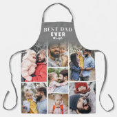 写真パーソナライズされたコラージュ最高のパパ エプロン (正面)