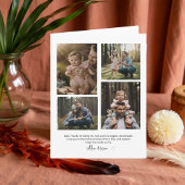 写真パーソナライズされたコラージュ父の日カード カード