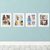 写真パーソナライズされたコラージュ (ウッドフロア)