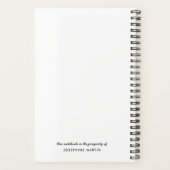 写真パーソナライズされたコラージュ15枚 プランナー手帳 (裏面)