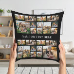 写真パーソナライズされたコラージュ クッション<br><div class="desc">独自の写真のパーソナライズされた装飾用クッション</div>
