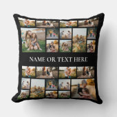 写真パーソナライズされたコラージュ クッション (正面)