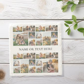 写真パーソナライズされたコラージュ ストーンコースター