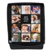 写真パーソナライズされたコラージュ バックパック (正面)