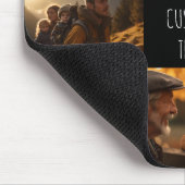 写真パーソナライズされたコラージュ マウスパッド (コーナー)