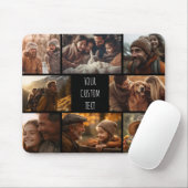 写真パーソナライズされたコラージュ マウスパッド (マウス)