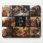 写真パーソナライズされたコラージュ マウスパッド (正面)