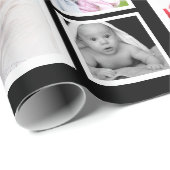 写真パーソナライズされたコラージュ ラッピングペーパー (ロールコーナー)