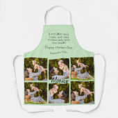 写真パーソナライズされたコラージュ | 文字 – キッチンエプロン エプロン (正面)