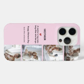 写真パーソナライズされたコラージュ | 母の日の贈り物 –  Case-Mate iPhoneケース (裏面 (横))