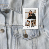 写真パーソナライズされたコラージュ 缶バッジ (インサイチュ)