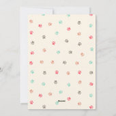 写真パーソナライズされたコラージュmeowy christmas 3枚 シーズンカード (裏面)